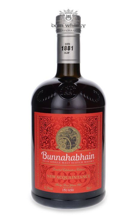 Bunnahabhain New Acquaintance 34-letni (2020 Release) / 41,5% / 0,7l	