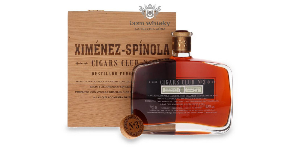 Ximenez-Spinola Cigars Club No.3 Brandy / 48.52% / 0.7l