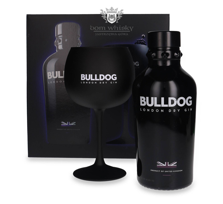 Bulldog London Dry Gin + Copa Glass / 40% / 0,7l