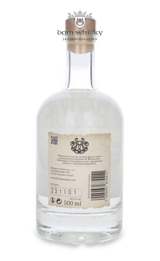 Breslauer Curacao Gin / 43,5% / 0,5l