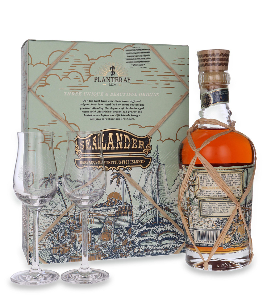 Planteray Sealander Very Special Aged Rum + 2 kieliszki / 40% / 0,7l