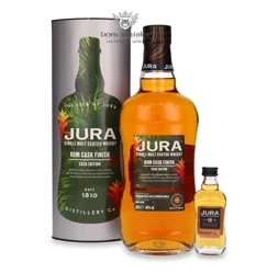 Jura Rum Cask Finish / 40%/ 0,7l + miniaturka Jura 12YO / 40% / 0,05l