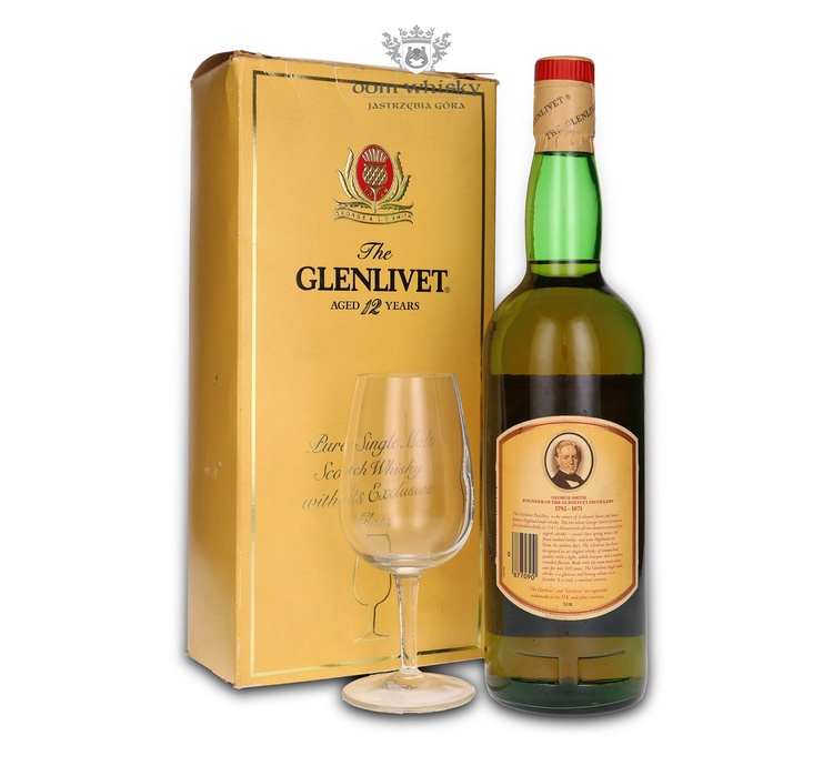 The Glenlivet 12-letni (Bottled 1980s) Kieliszek gratis / 43% / 0,75l