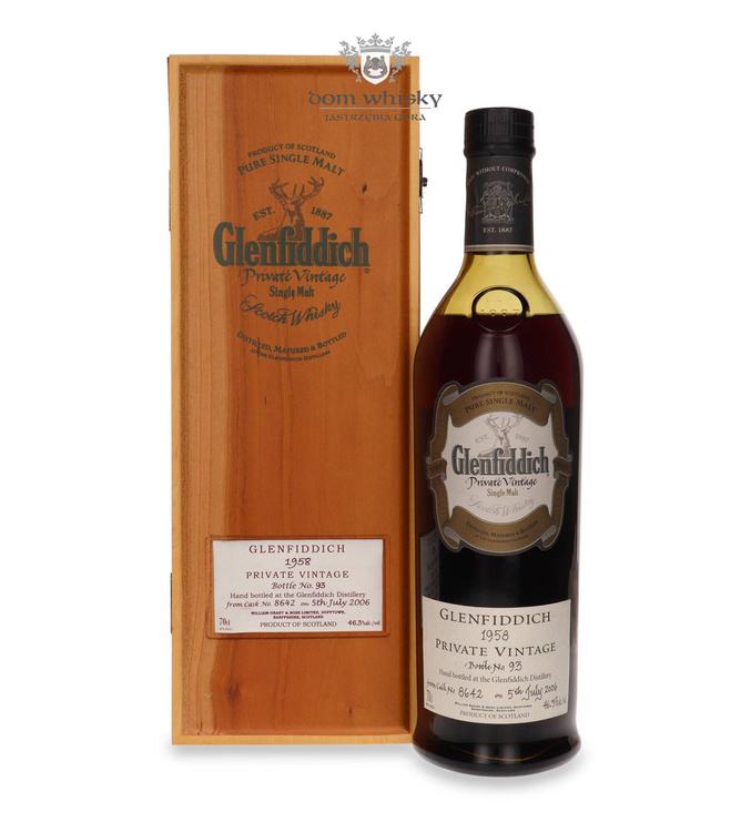 Glenfiddich 1958 Private Vintage (Cask # 8642) / 46,3% / 0,7l	