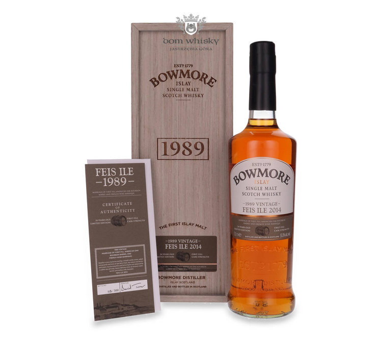 Bowmore 24-letni (D.1989, B.2014) Fèis Ìle Edition / 53,3%/ 0,7l	