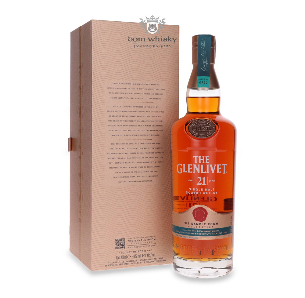 The Glenlivet 21-letni Triple Cask Finish, The Sample Room Collection /43%/ 0,7l	