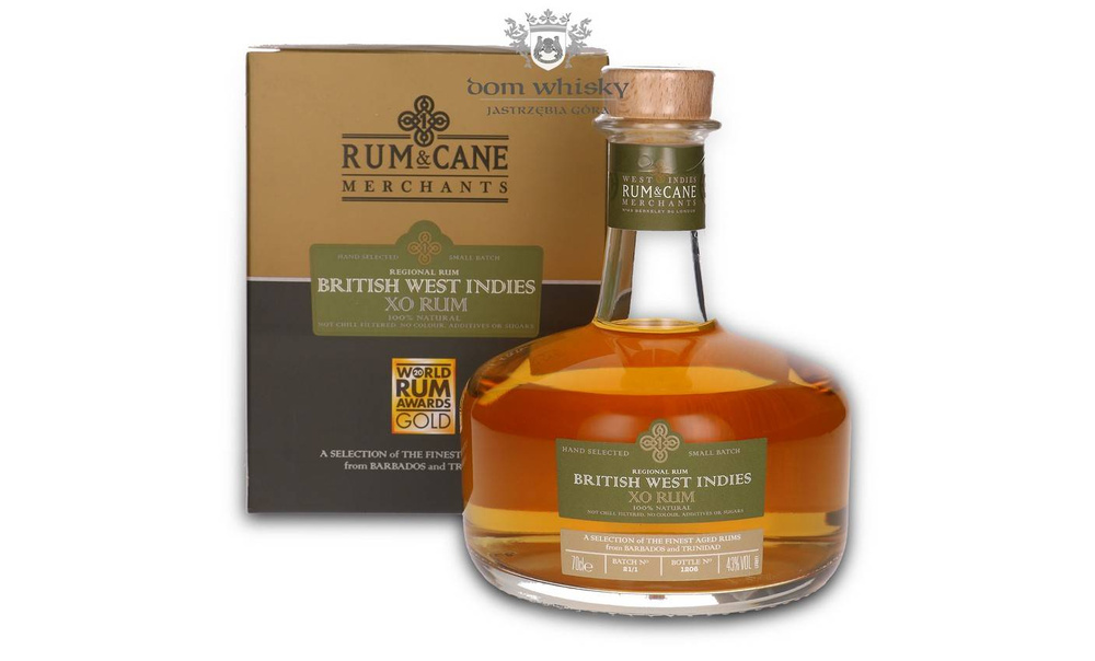 Rum &amp; Cane British West Indies XO Rum / 43% / 0.7l