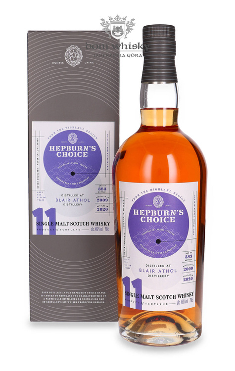 Blair Athol 11-letni (D.2009, B.2020) Hepburn's Choice / 46%/ 0,7l