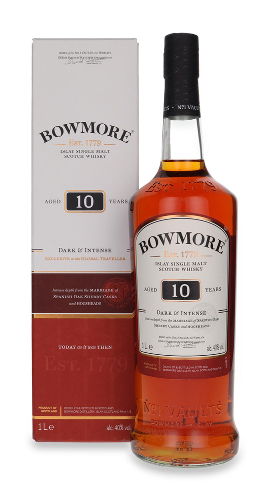 Bowmore Dark & Intense 10-letni /40%/ 1,0l