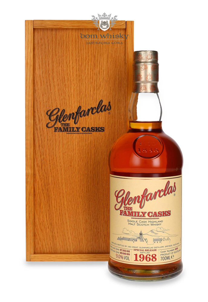 Glenfarclas The Family Casks 1968 (Bottled 2009) Selected by Luc Timmermans /51% /0.7l