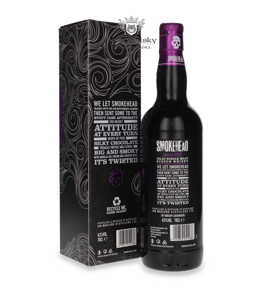 Smokehead Twisted Stout Islay Single Malt / carton / 43% / 0.7l