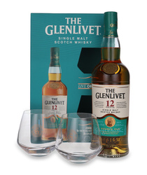 The Glenlivet 12-letni Double Oak + 2 szklanki / 40% / 0,7l
