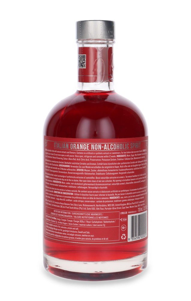 Lyre’s Italian Orange Non-Alcoholic Spirit / 0,0% / 0,7l