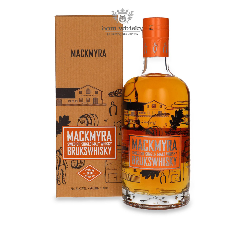 Mackmyra Brukswhisky Vintage 2008 (Bottled 2021) / 41.4% / 0.7l