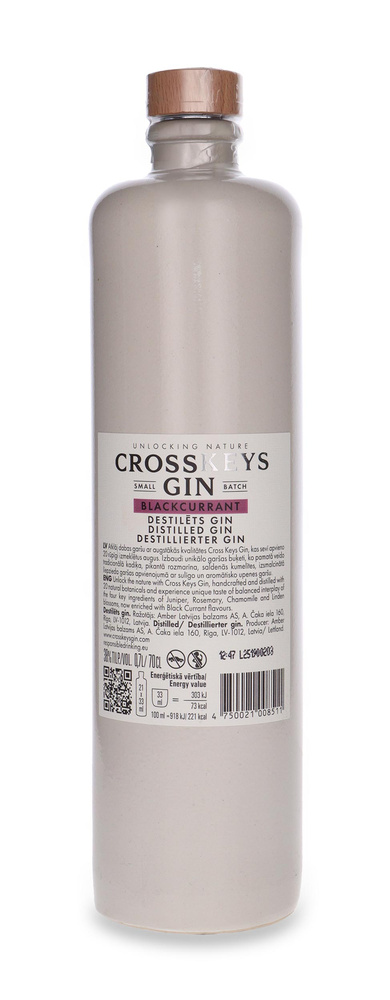 Cross Keys Black Currant Small Batch Gin / 38% / 0,7l