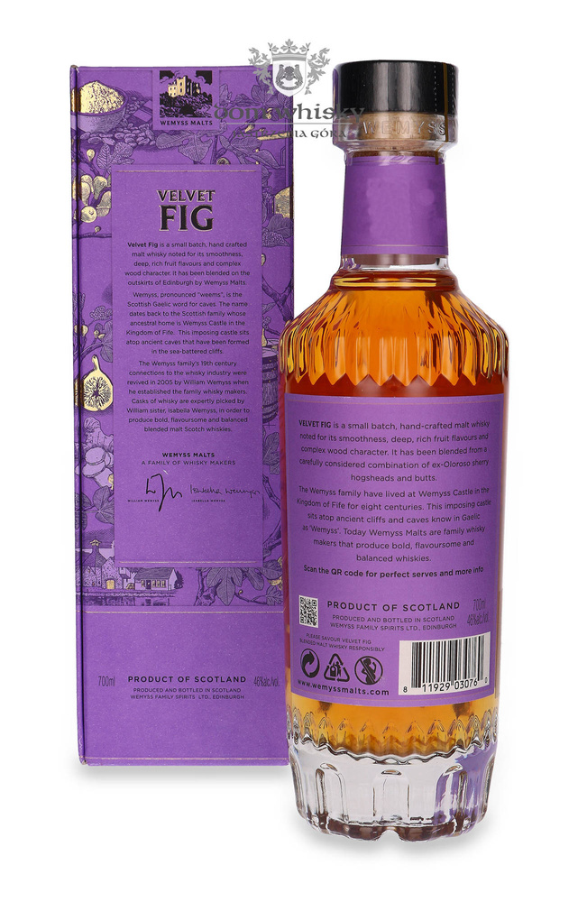 Wemyss Velvet Fig Small Batch Blended Malt / 46%/ 0,7l