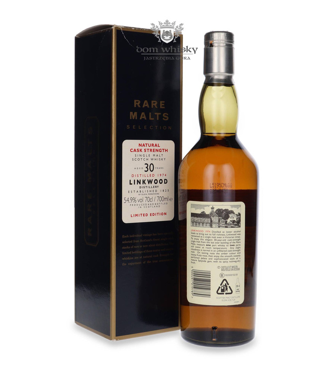 Linkwood 30-letni (D.1974, B.2005) Rare Malts / 54,9%/0,7l