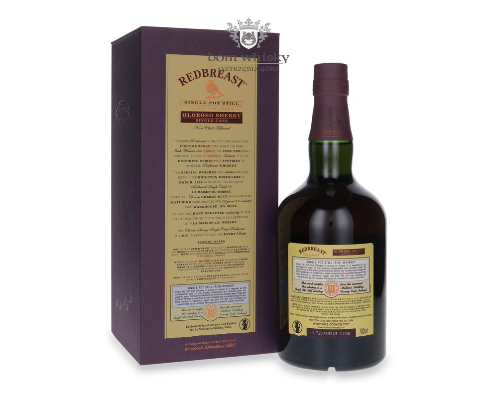 Redbreast 1998 Oloroso Sherry Single Cask (LMDW) / 55,7%/ 0,7l