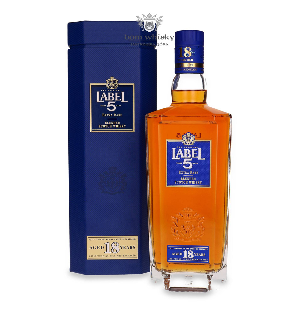 Label 5 Extra Rare 18-year-old / 40% / 0.7l