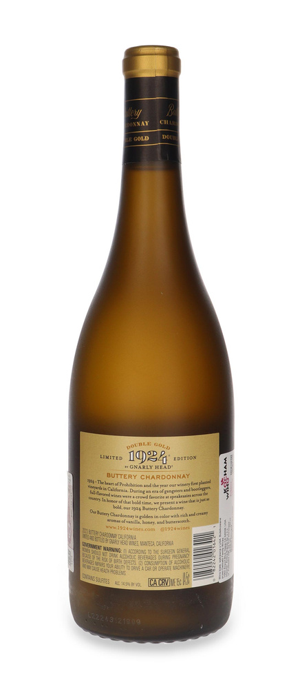 Gnarly Head 1924 Buttery Chardonnay California / 14,5% / 0,75l