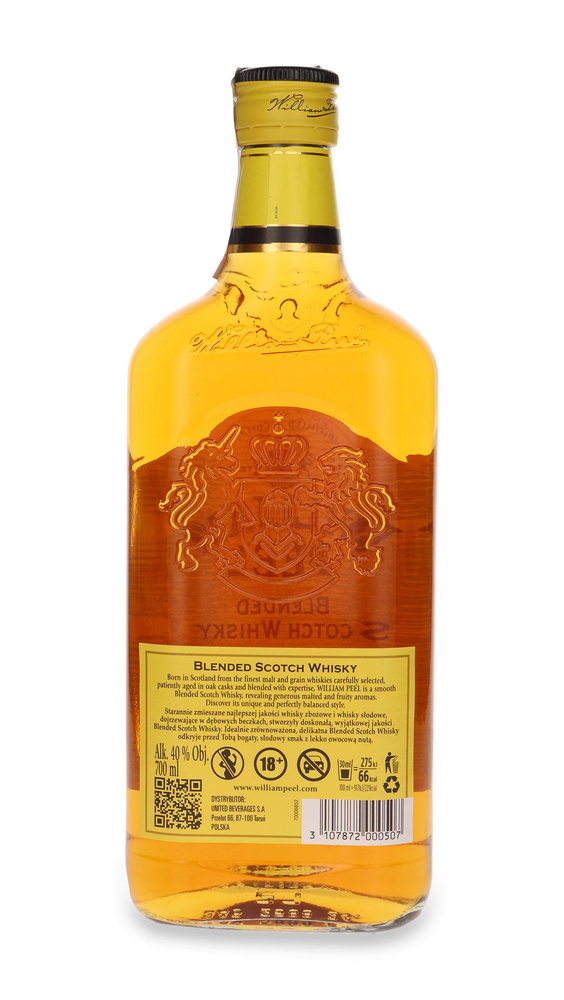 William Peel Blended Whisky / 40% / 0,7l