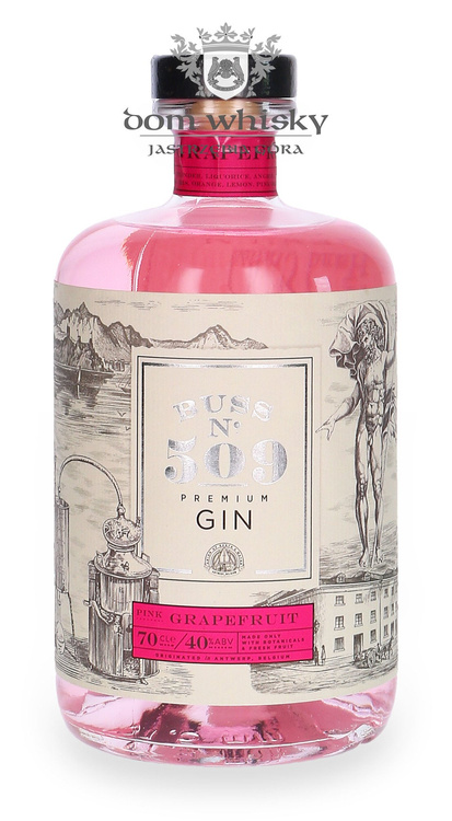 Buss Nº 509 Premium Pink Grapefruit Gin /40%/ 0,7l	