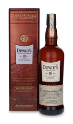 Dewar’s 18-letni Double Aged  Whisky / Tin Box / 40%/ 0,7l + miarka barmańska