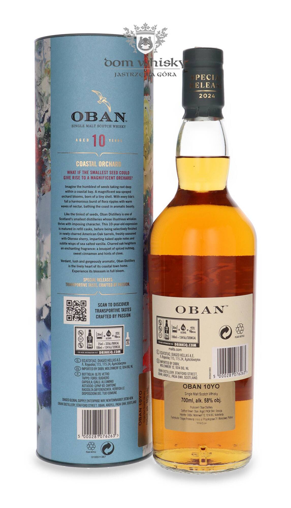 Oban 10 Year Old, Costal Orchard, 2024 Special Release / 58%/ 0.7l