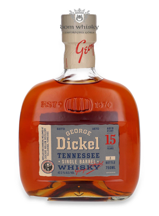 George Dickel 15-letni Single Barrel / 42,2%/ 0,75l    