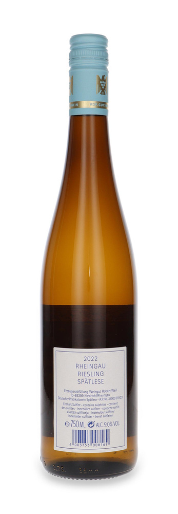 Weingut Robert Weil Riesling Spätlese 2022 / 9% / 0,75l