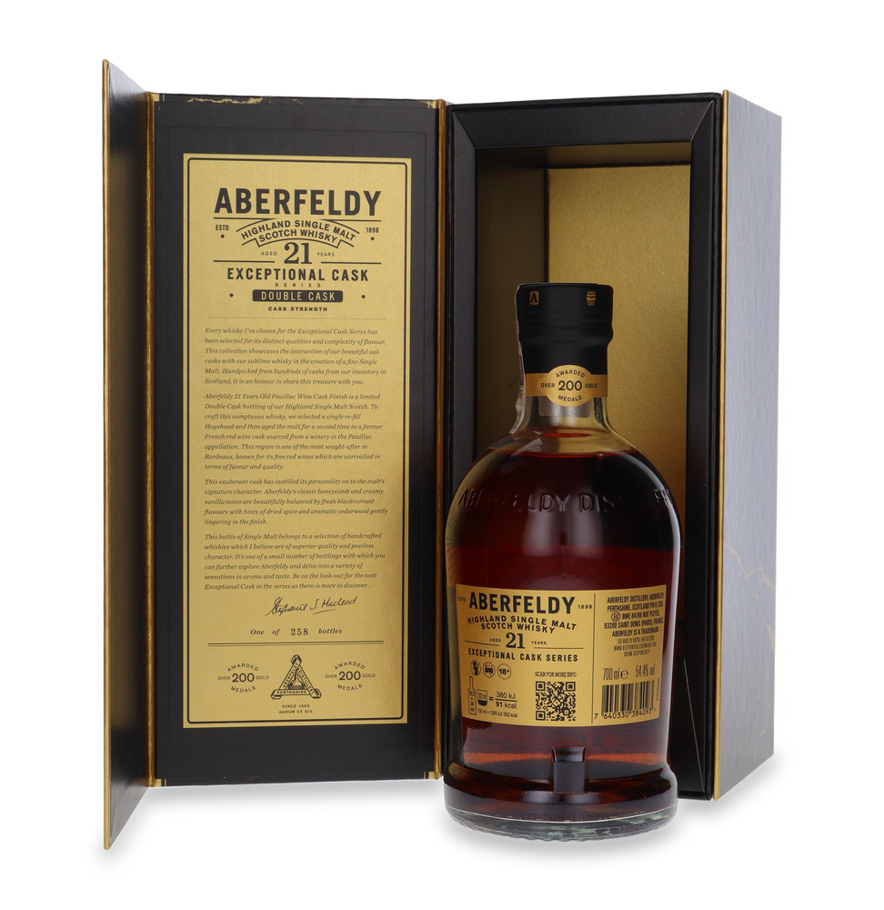 Aberfeldy 21-letni Exceptional Cask Pauillac Red Wine (Poland Exclusive) 54,4% /0,7l 