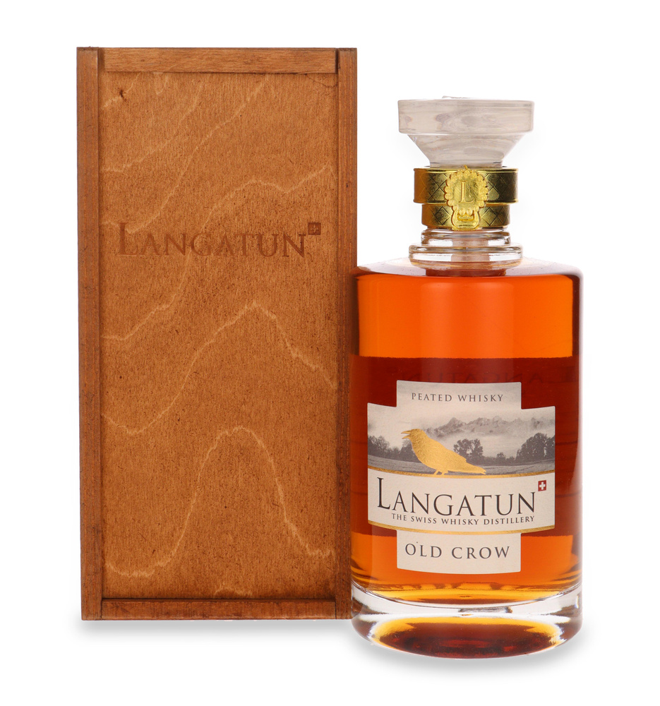 Langatun Old Crow Peated Single Malt Whisky / 46%/ 0,5l