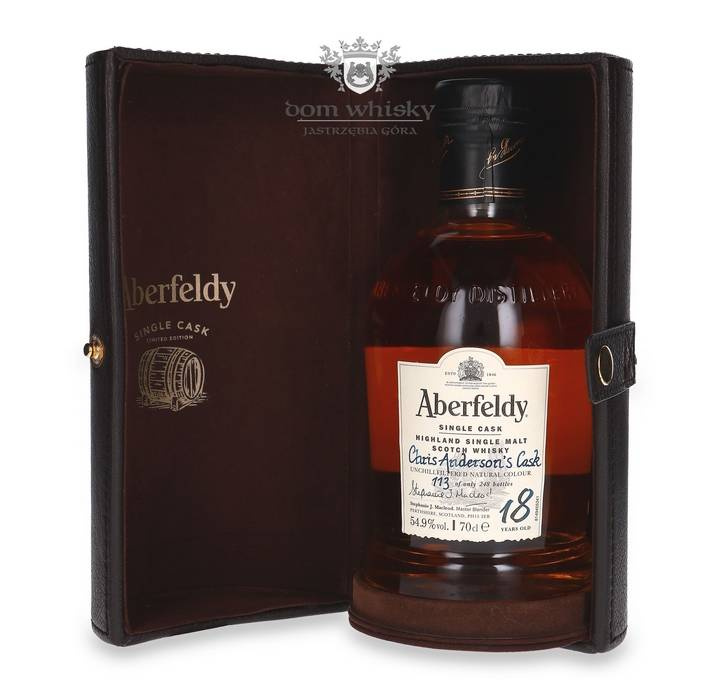 Aberfeldy 18-letni Chris Anderson’s Cask / 54,9% / 0,7l	