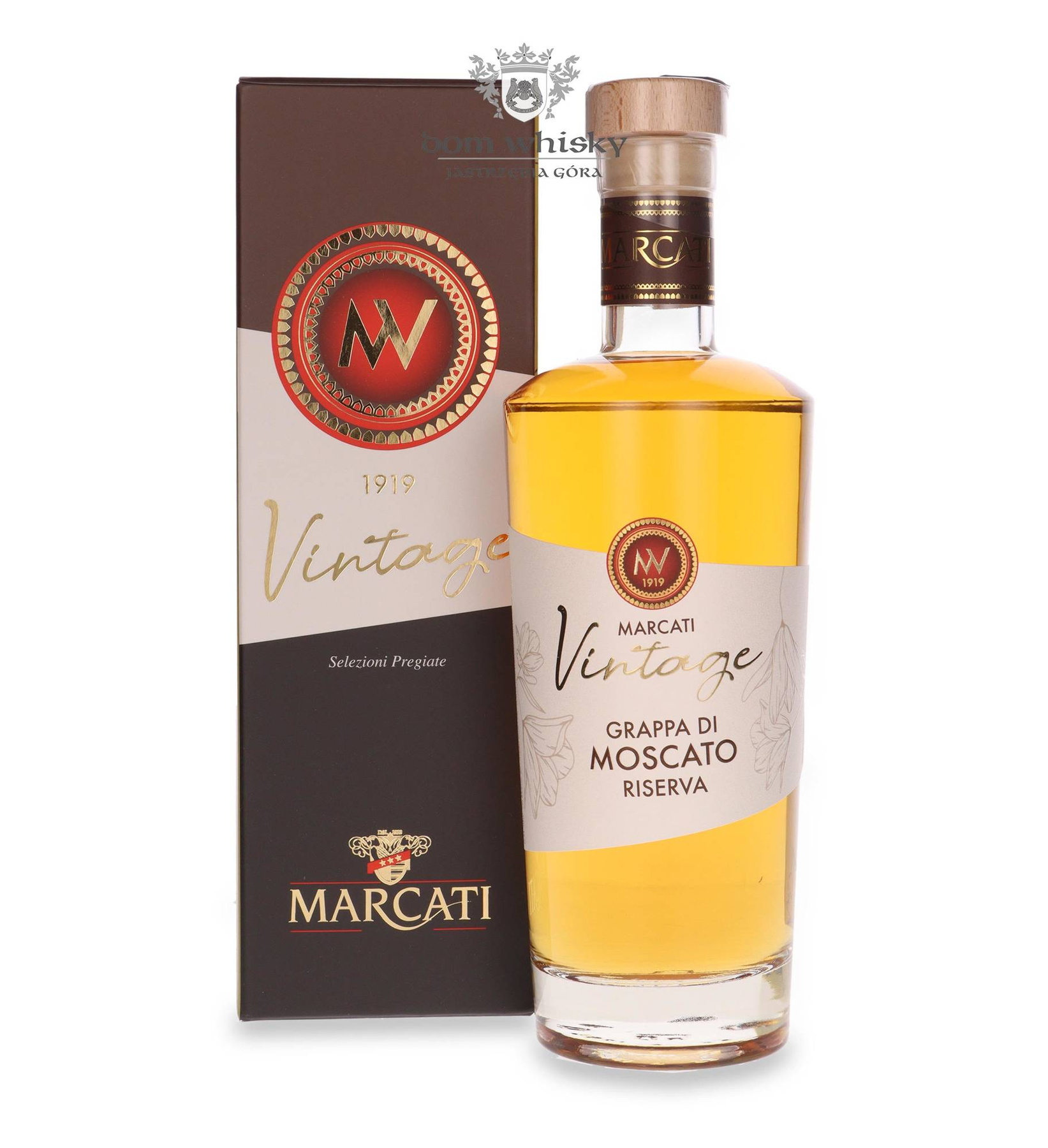 Marcati Vintage Grappa Di Moscato Riserva / 40% / 0,7l | Dom Whisky