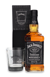 Jack Daniel’s Old No.7 + szklanka / 40%/ 0,7l