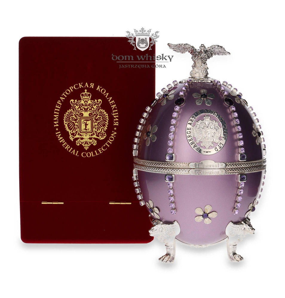 Fabergé Imperial Collection Vodka Lilac With Stones and Flowers / 40% / 0.7l