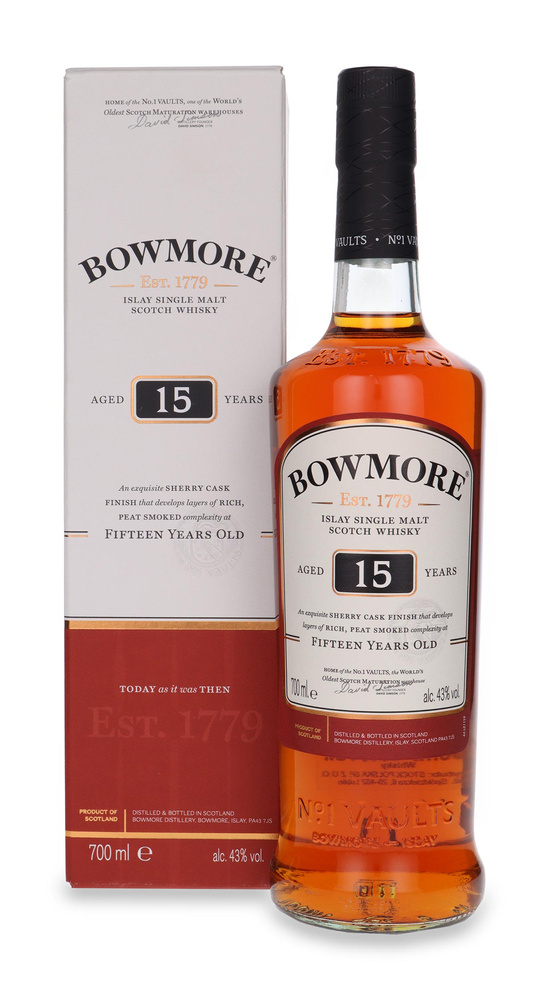Bowmore 15-year-old Sherry Cask Finish / 43%/ 0.7l