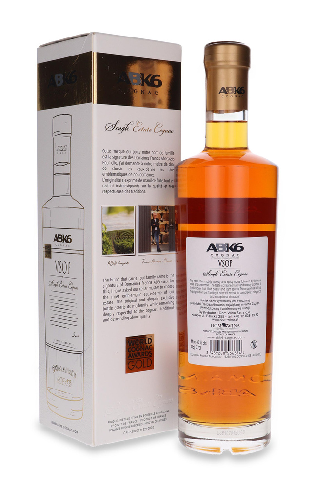 Cognac ABK6 VSOP Single Estate / 40% / 0,7l