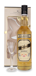 Aalborg Jubilaeums Akvavit + glass / 40% / 0.7l