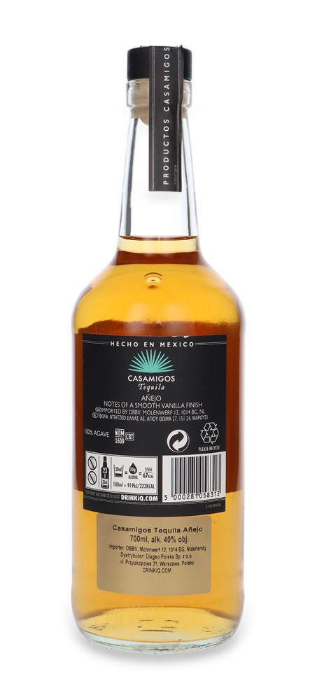 Tequila Casamigos Anejo 100% Agave / 40% / 0.7l