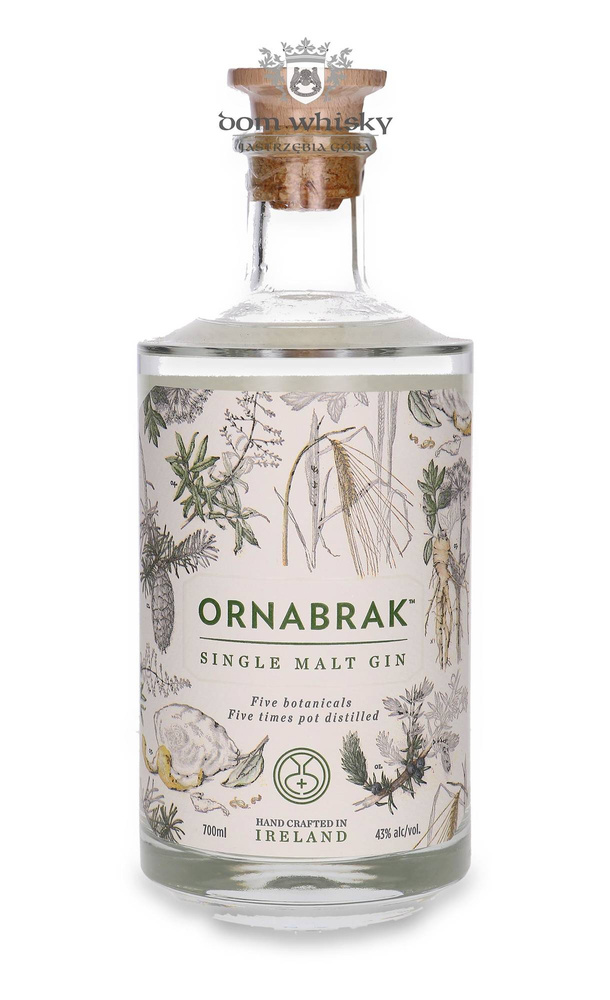 Ornabrak Single Malt Irish Gin /bez opakowania/ 43% / 0,7l