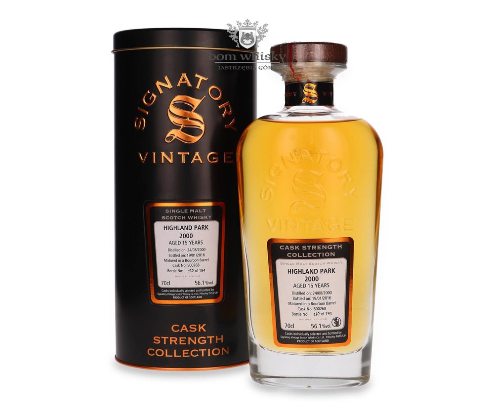 Highland Park 15 Year Old (D.2000, B.2016) Signatory Vintage / 56.1%/0.7
