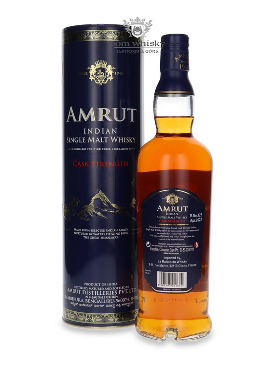 Amrut Cask Strength (Bottled 2022) / 61,8%/ 0,7l