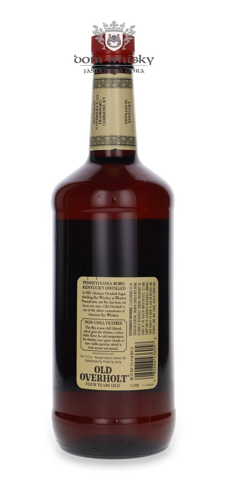 Old Overholt 4 Year Old Straight Rye Whiskey / 43% / 1.0l
