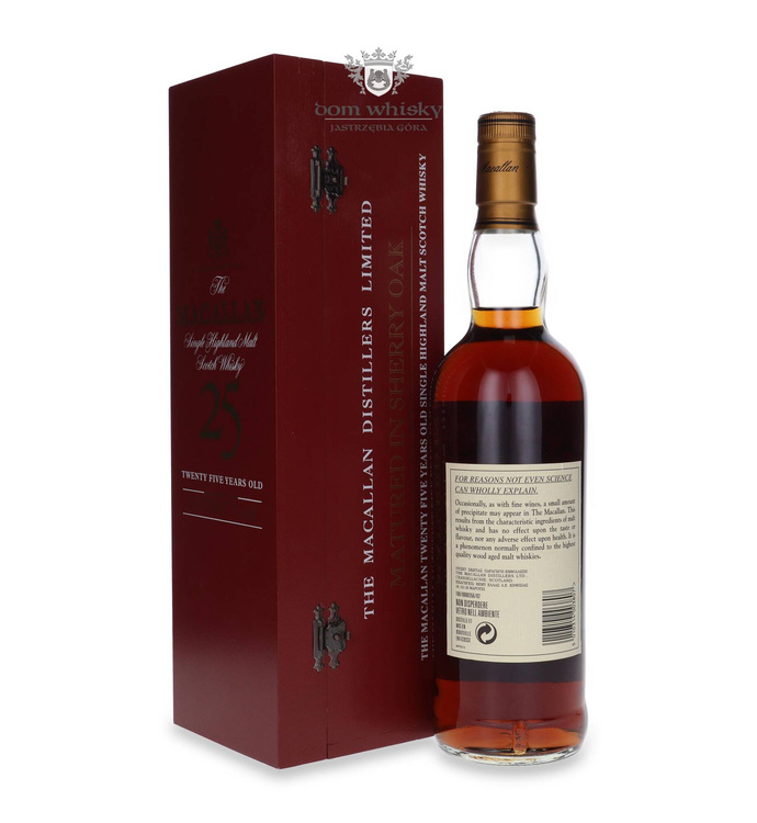 Macallan 25-letni Anniversary Malt Matured in Sherry Oak / 43%/ 0,7l                                        