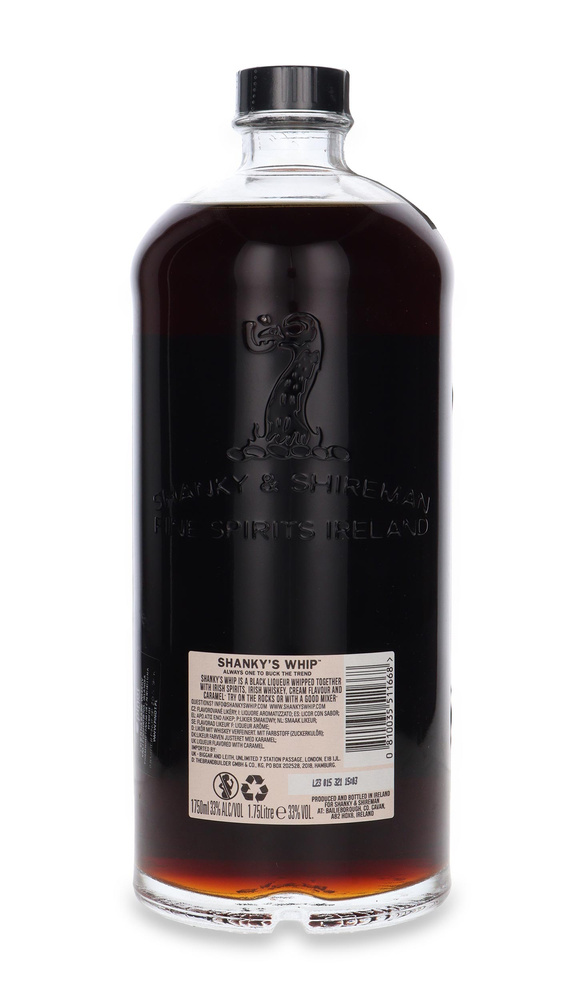 Shanky's Whip Made In Ireland Liqueur / 33% / 1,75l