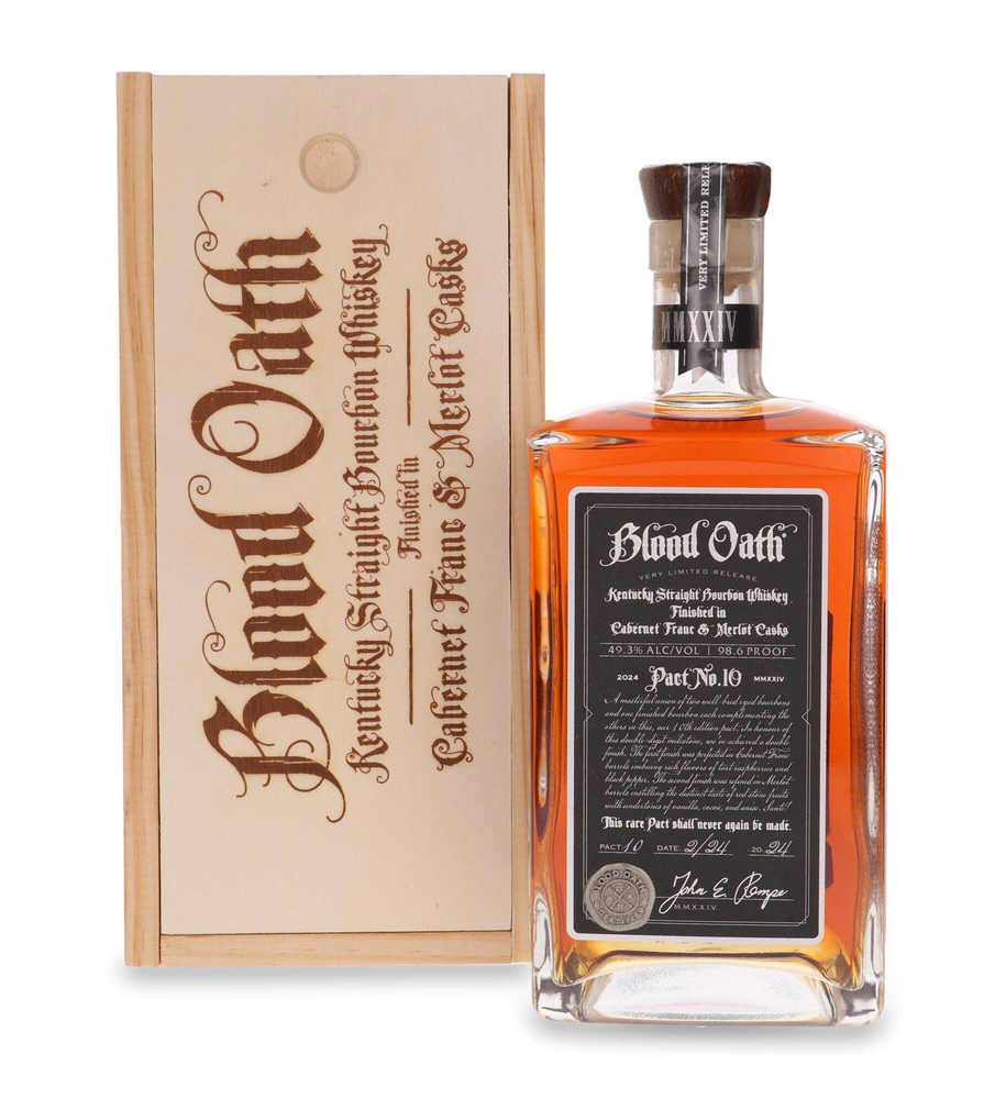 Blood Oath Straight Bourbon Pact No.10  / 49,3% / 0,75l