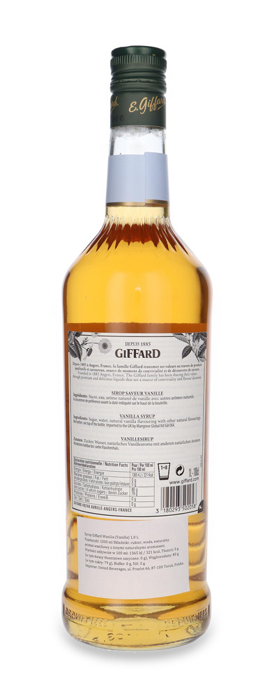 Giffard Vanilla bar syrup / 1l