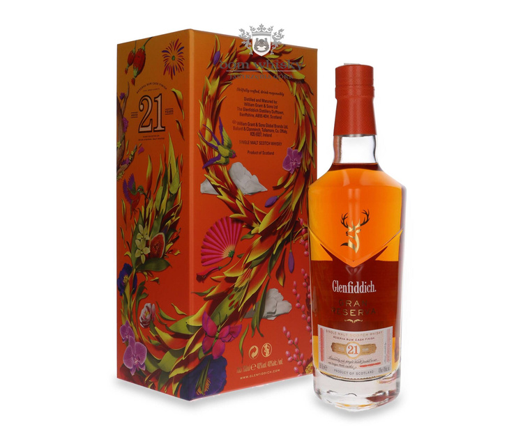 Glenfiddich Gran Reserva 21-letni Rum Cask Finish Chinese New Year 2023 / 40%/ 0,7l