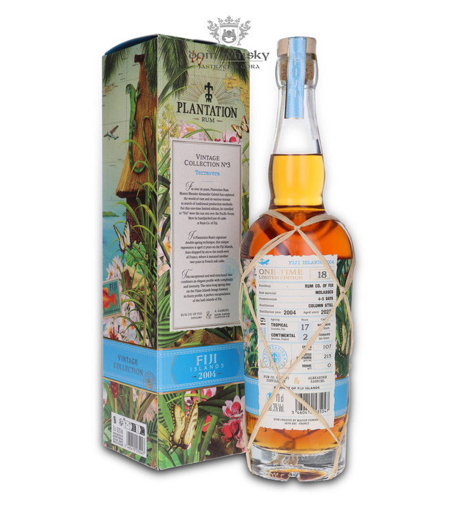 Plantation Rum 19-letni Fiji Island 2004 / 50,3% / 0,7l